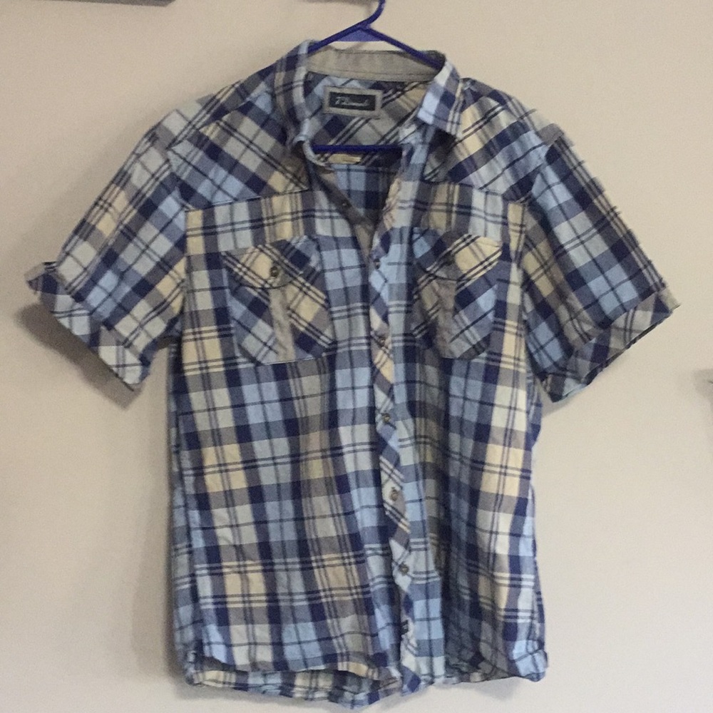 7 Diamonds short sleeve button-up